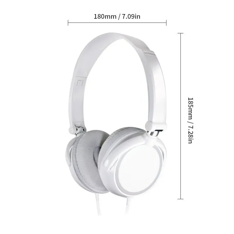 Wired Headphones 3 5mm Bass Stereo Foldable With Microphone Adjustable Headphones Suitable For Pc Mp3 Mobile Headphones - Image 6