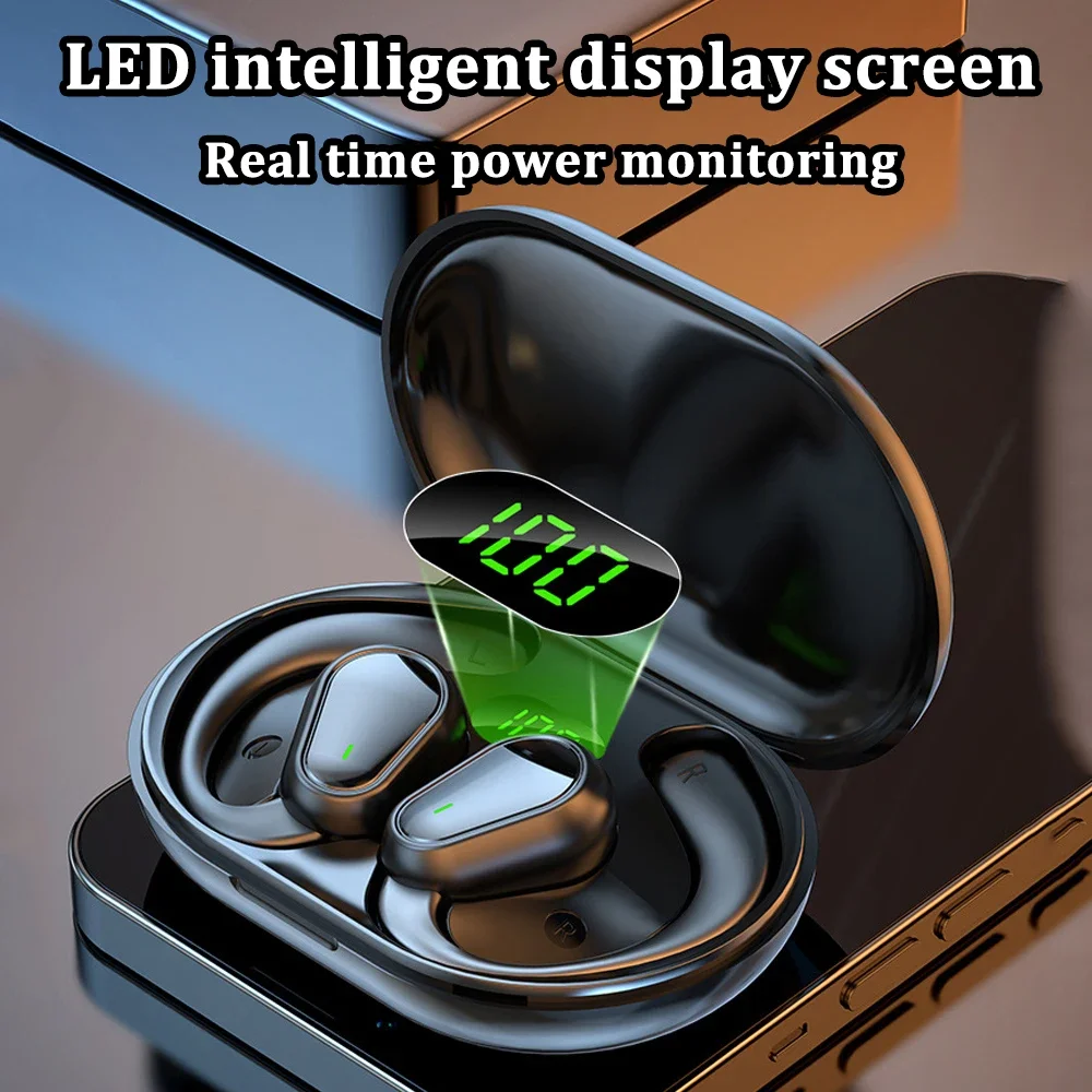 Bluetooth 5.3 Headphones Ear Hook Earphones Wireless Earphones HiFi Stereo Waterproof Headset Noise Reduction Earbuds for Xiaomi - Image 4