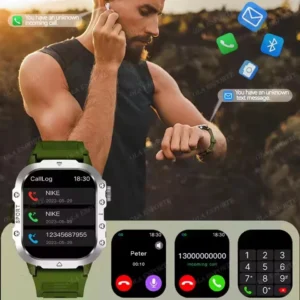 2025 New SmartWatch Men For Women Militray Outdoor GPS Track Sport Watches Heart Rate Sleep Waterproof Smart Watch IOS Android