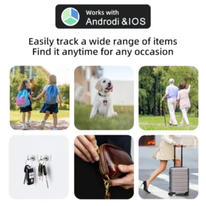 Smart Bluetooth GPS Tag Tracker Work with Android IOS APP Anti Lost Reminder Device Anti-loss Rated Locator Car Key Pet Finder