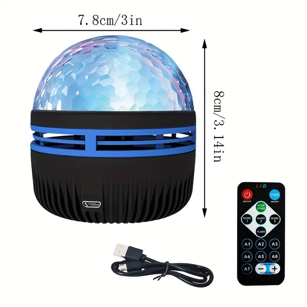 LED Starry Night Sky Projector Aurora USB Remote Control RGB Galaxy Light 7 Modes for Home Bedroom Game Room Party Decoration - Image 6