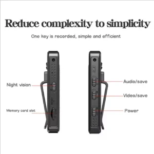 1080P HD Mini Camera Portable Small Digital Video Recorder Surveillance Camcorder Night Vision Video Police BodyCam Infrared