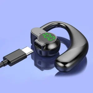 Bluetooth 5.4 wireless headphones, long battery life, single-ear digital display, sports, sleep and music headphones