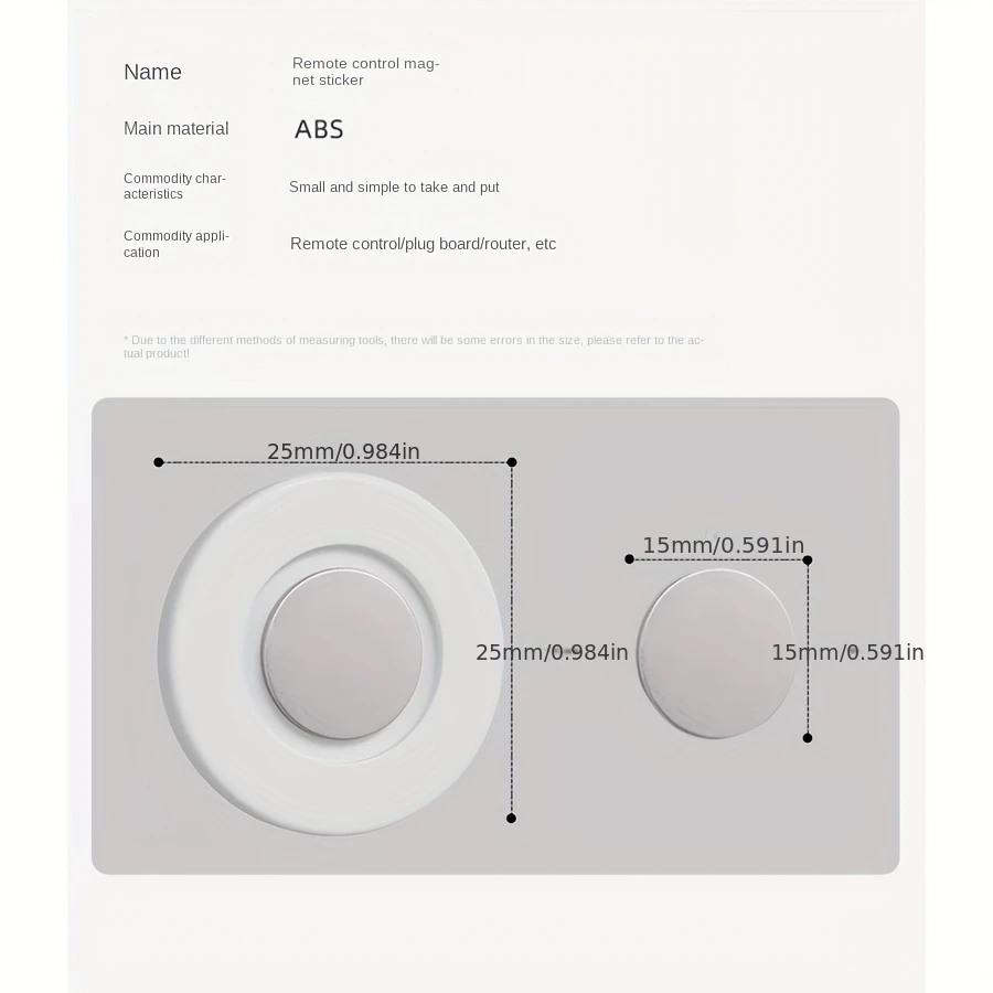 Magnetic Remote Control Holder Wall Mount Adhesive Remote Control Holder Strong Hold Tv Remote Holder for Home Office - Image 2