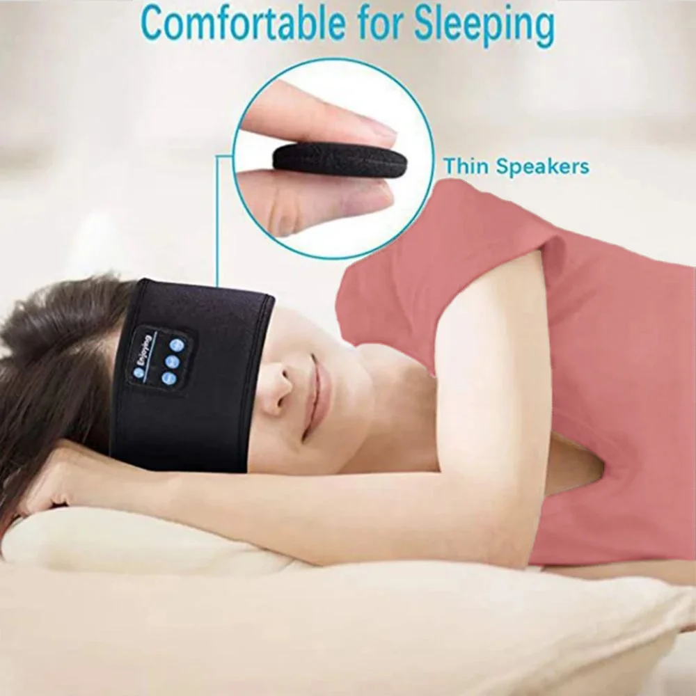 New bluetooth sleep headset wireless headphones music eye mask sleep sports headband outdoor running yoga headband - Image 3