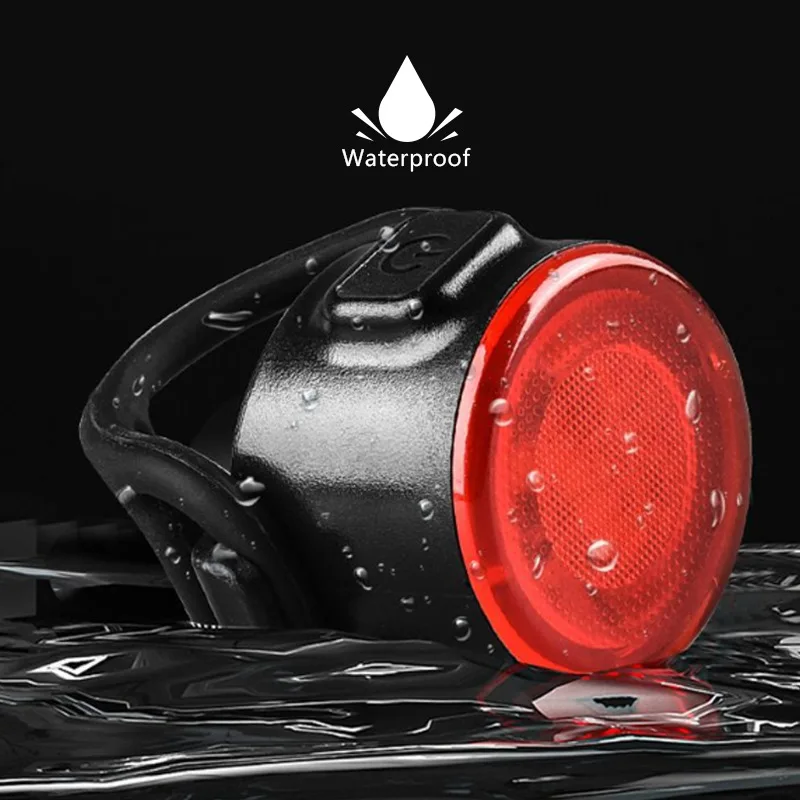 Bike Front Rear Light Set 6 Lighting Modes Bike Bright Headlight USB Charging Warning Taillights Set for Night Riding Safety - Image 5