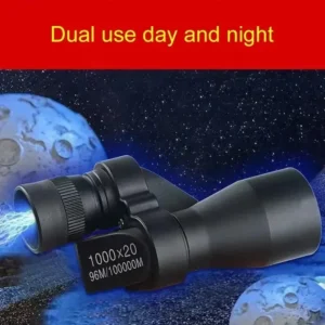 Portable Mini Monocular Telescope 1000x20 High Magnification for Outdoor Hunting Camping Fishing Zoom
